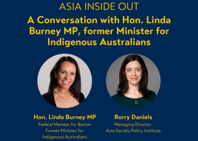 A Conversation with Hon. Linda Burney MP, former Minister for Indigenous Australians